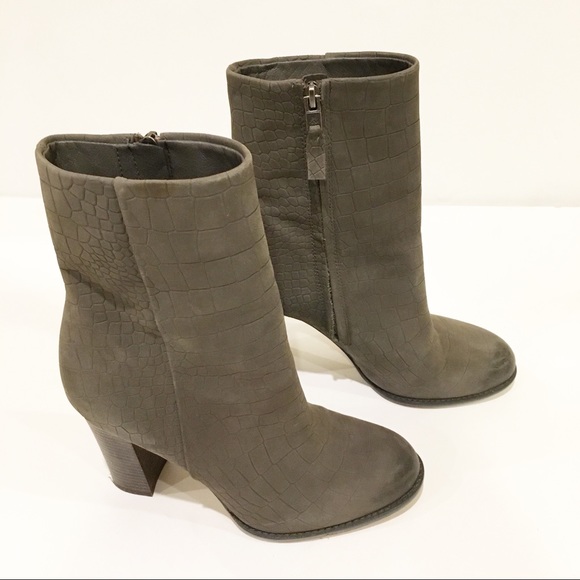 EUC Sam Edelman Gray Suede Reyes Boot sz 7 1/2 - Picture 3 of 8